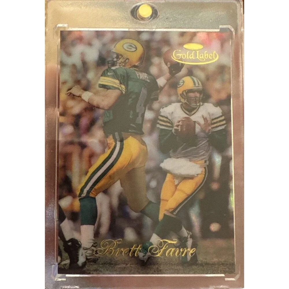 1998 TOPPS BRETT FAVRE GOLD LABEL CLASS CARD #25